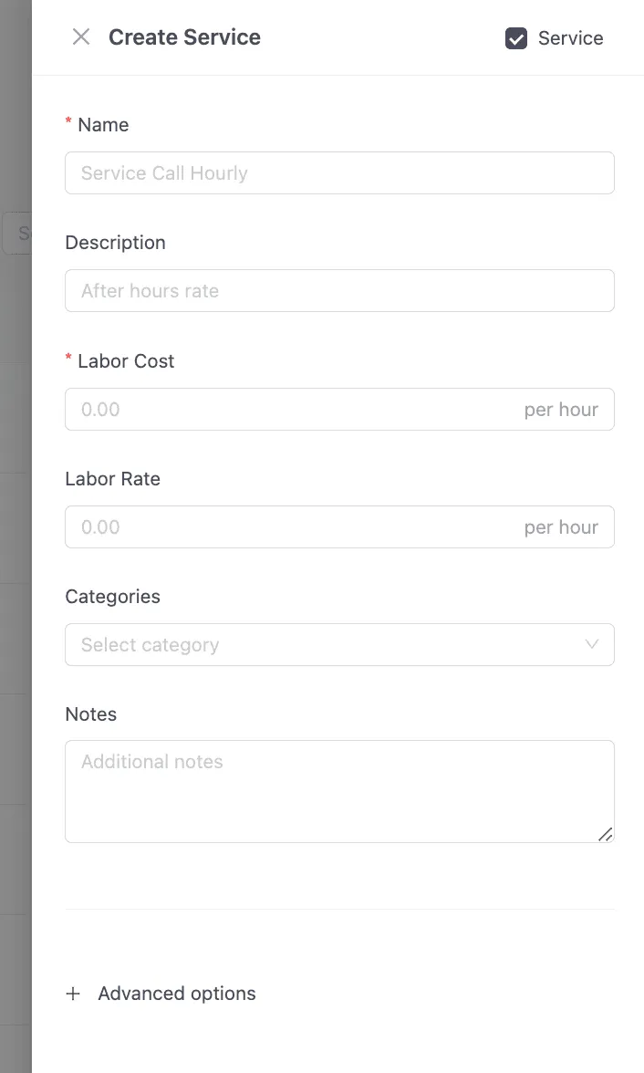 Creating materials: Physical products used in electrical installations (wires, panels, outlets, etc.)
