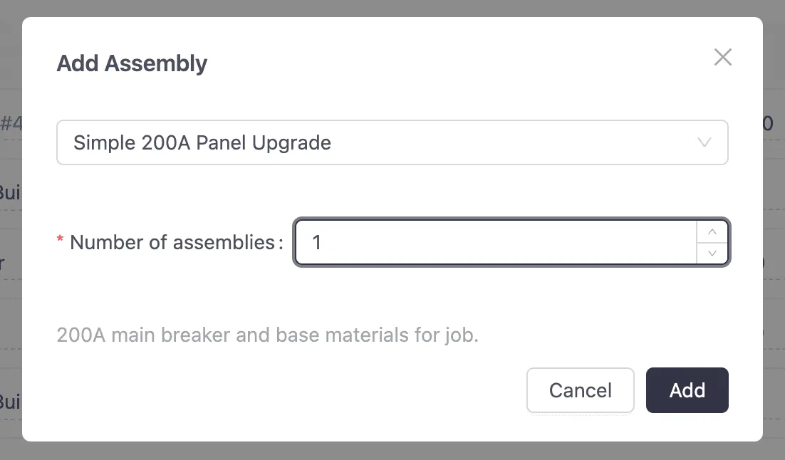 Create a per-unit assembly